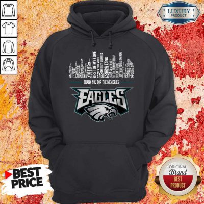 Top Thank You For The Memories Philadelphia Eagles Hoodie