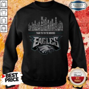 Top Thank You For The Memories Philadelphia Eagles Sweatshirt