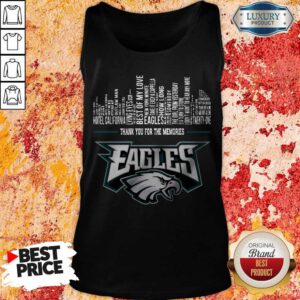 Top Thank You For The Memories Philadelphia Eagles Tank Top