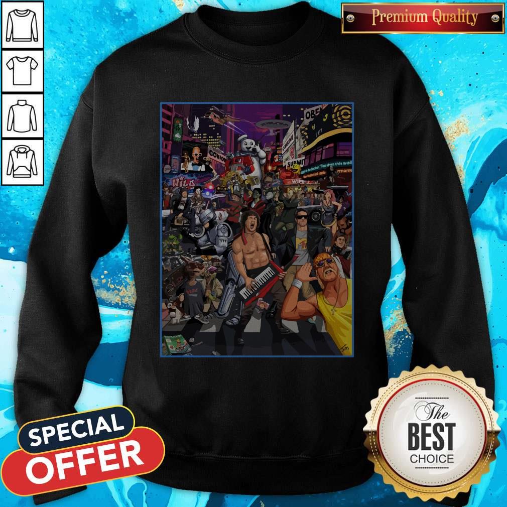 pop culture sweatshirt