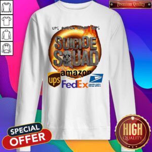 Ups Amazon Fedex Usps Suicide Squad Amazon Ups FedEx Sweatshirt