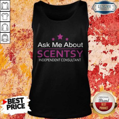 Ask Me About Scentsy Independent Consultant Stars Tank Top