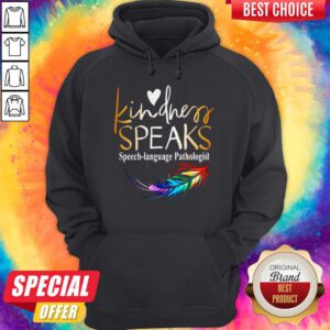 Awesome Kindness Speaks Feathers LGBT Hoodie