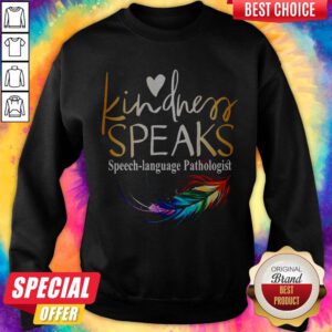 Awesome Kindness Speaks Feathers LGBT Sweatshirt