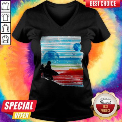Awesome Star Wars Darth Vader Vintage Retro V-neck