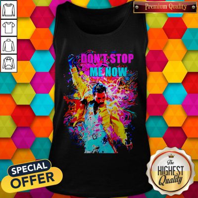 Colorful Freddie Mercury Don’t Stop Me Now Tank Top