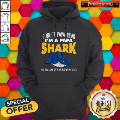 Cute Forget Papa Bear I’m A Papa Shark Hoodie