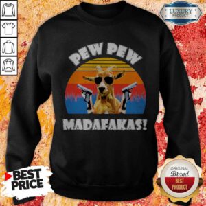 Cute Goat Pew Pew Madafakas Vintage Sweatshirt