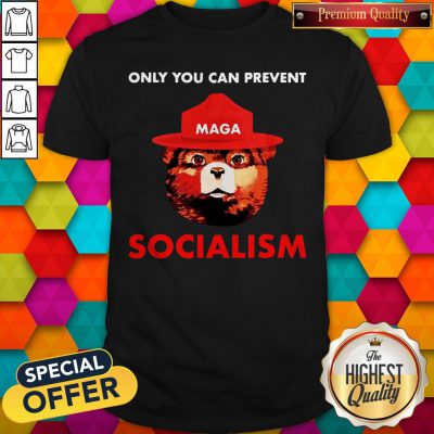 Cute Maga Bear Only You Can Prevent Socialism Shirt