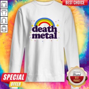 Cute Rainbow Death Metal Sweatshirt