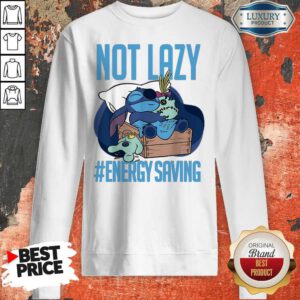 Cute Stitch Not Lazy Energy Saving Sweatshirt