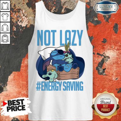 Cute Stitch Not Lazy Energy Saving Tank Top
