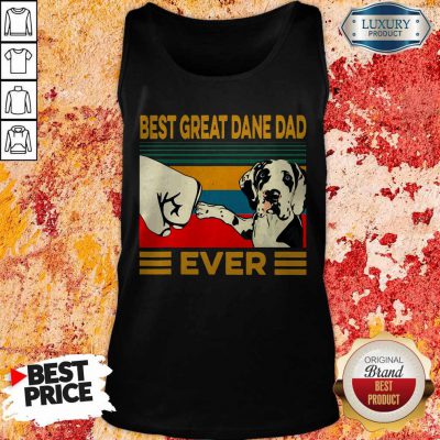 Funny Best Great Dane Dad Ever Vintage Tank Top