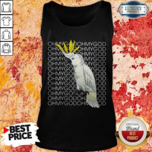 Funny Blueeyed Parrot Moluccan Oh My God Tank Top