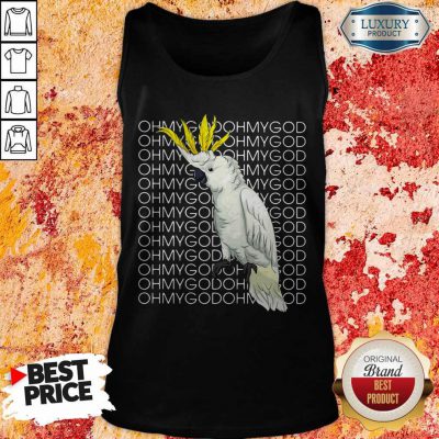 Funny Blueeyed Parrot Moluccan Oh My God Tank Top