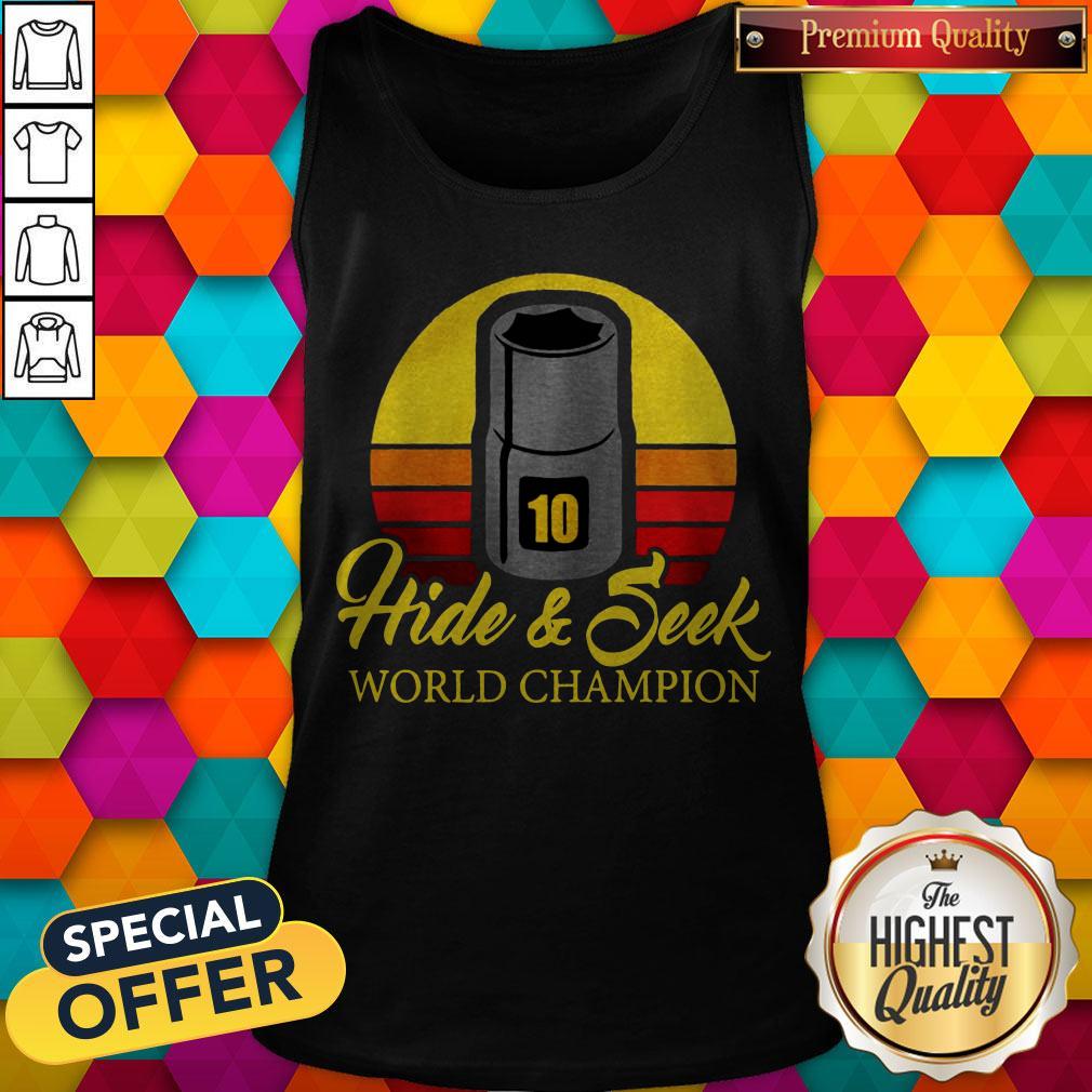 Funny Gas Hide And Seek World Champion Tank Top Funny Gas Hide And Seek World Champion Tank Top
