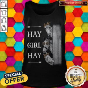 Funny Horse Hay Girl Hay Tank Top