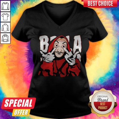 Funny La Casa De Papel Stickers V-neck