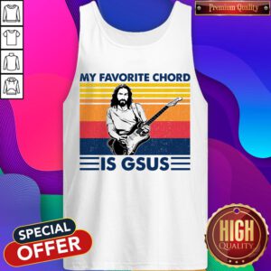 Funny My Favorite Chord Is Dsus Vintage Retro Tank Top