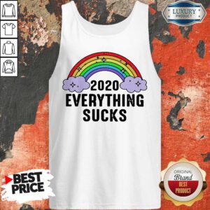 Cute Rainbow 2020 Everything Sucks Tank Top