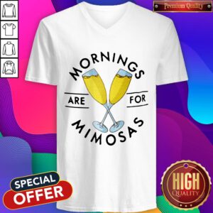 Good Mornings Are For Mimosas V-neck