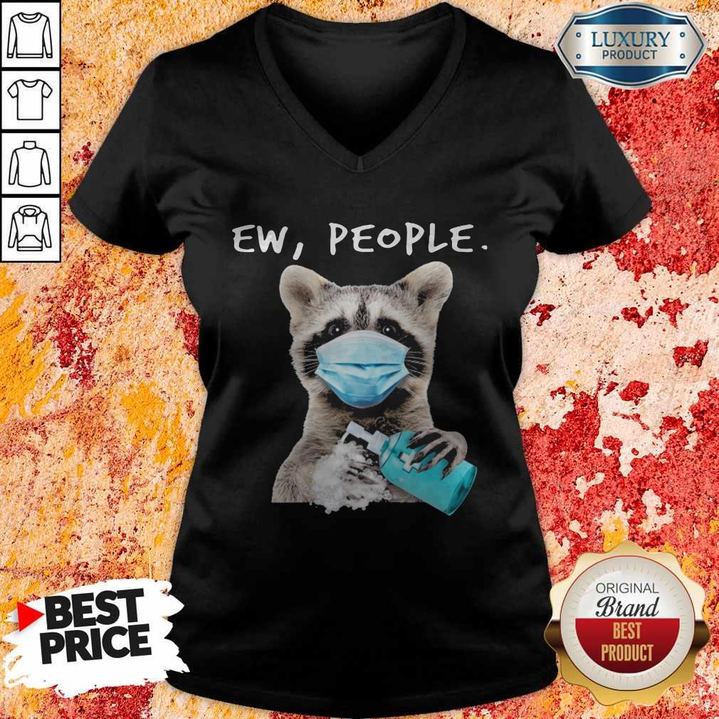 Good Raccoon Face Mask Ew People V-neck Good Raccoon Face Mask Ew People V-neck