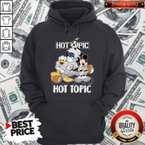 Goofy Donald Duck And Mickey Mouse Football Player Hot Topic Hoodie