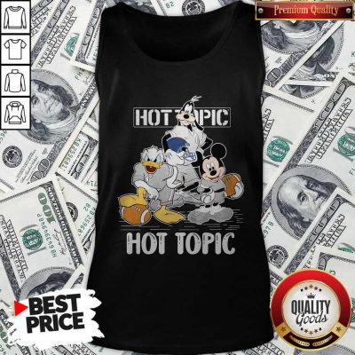 Goofy Donald Duck And Mickey Mouse Football Player Hot Topic Tank Top