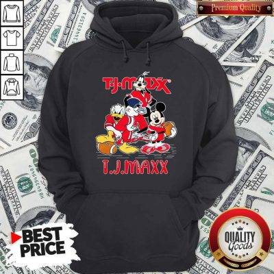 Goofy Donald Duck And Mickey Mouse Football Player T.J.Maxx Hoodie