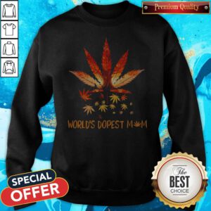 Alternative view of Grateful Cannabis World’s Dopest Mom Shirt