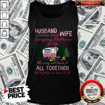Husband And Wife Camping Partners For Life All Together Tank Top