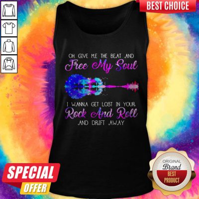 I Wanna Get Lost In Your Rock And Roll And Drift Away Guitar Tank Top