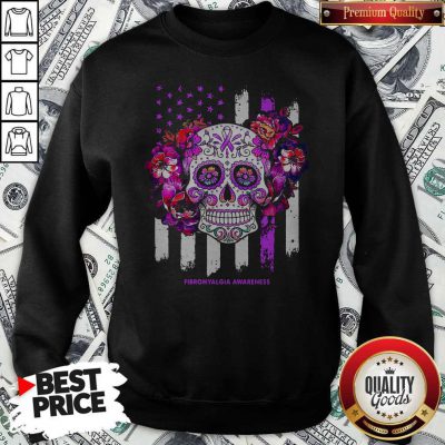 Independence Day Festival Of Death Skull Fibromyalgia Awareness Sweatshirt