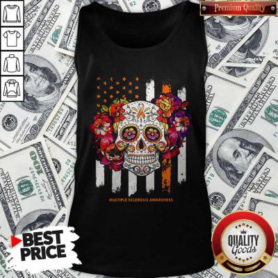 Independence Day Festival Of Death Skull Multiple Sclerosis Awareness Tank Top