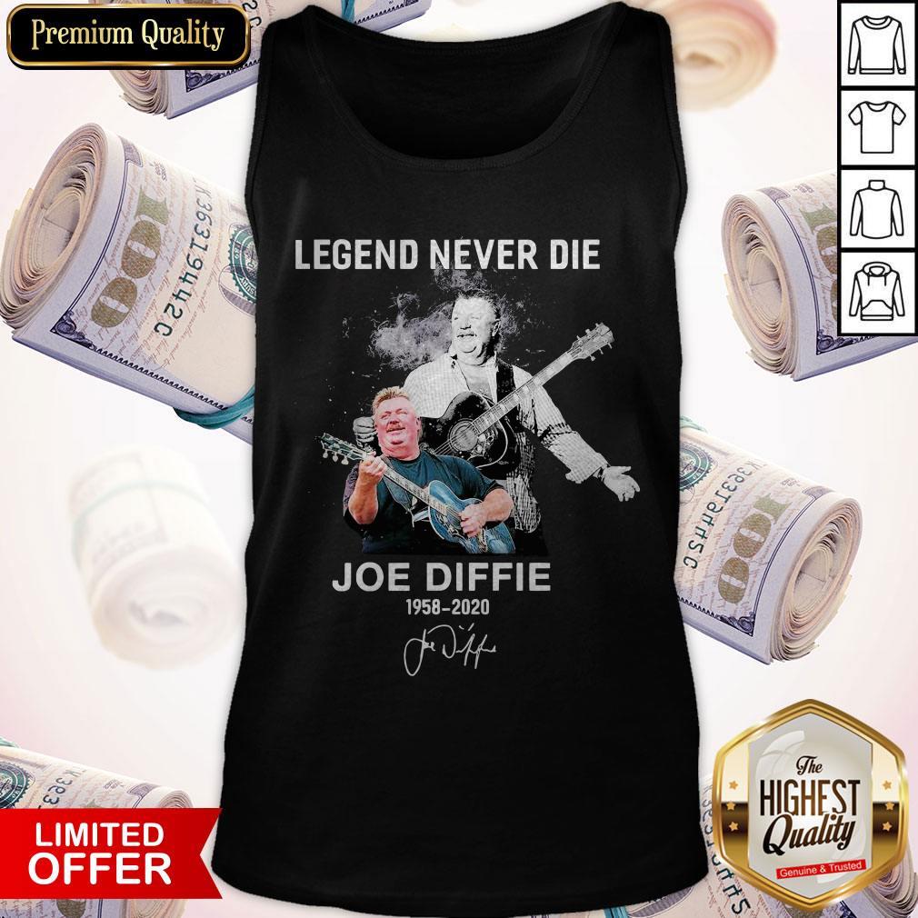 Legend Never Die Joe Diffie 1958 2020 Signature Tank Top Legend Never Die Joe Diffie 1958 2020 Signature Tank Top