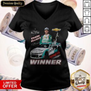 Nascar All Star 2020 Chase Elliott Hendrick Motorsports Winner V-neck