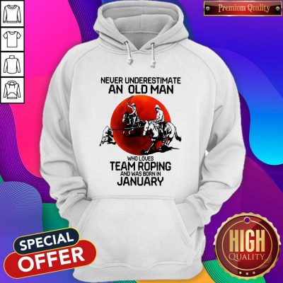 Never Underestimate Who Loves Team Roping And Was Born In July Sunset Hoodie