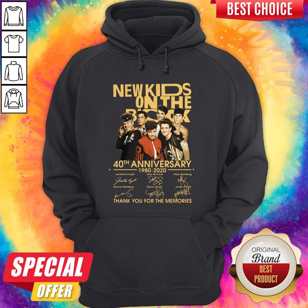 New Kids On The Rock 40Th Anniversary 19780 2020 Thank You For The Memories Signatures Hoodie New Kids On The Rock 40Th Anniversary 19780 2020 Thank You For The Memories Signatures Hoodie
