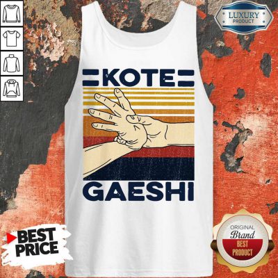 Nice Kote Gaeshi Vintage Tank Top