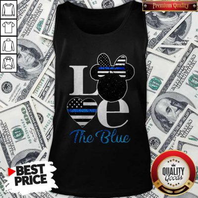 Nice Minnie Mouse Love The Blue Tank Top