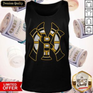 Nice New York Yankees And Boston Bruins Tank Top