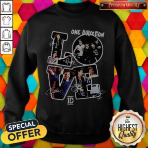 Alternative view of Official Love One Direction Signatures Shirt