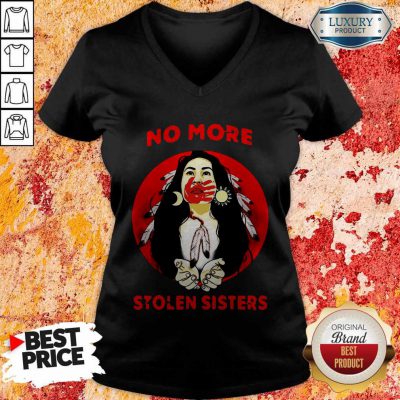 Official Native Americans No More Stolen Sisters V-neck