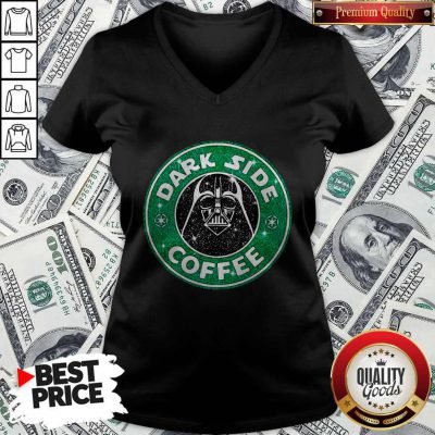 Official Star Wars Darth Vader Dark Side Coffee V-neck