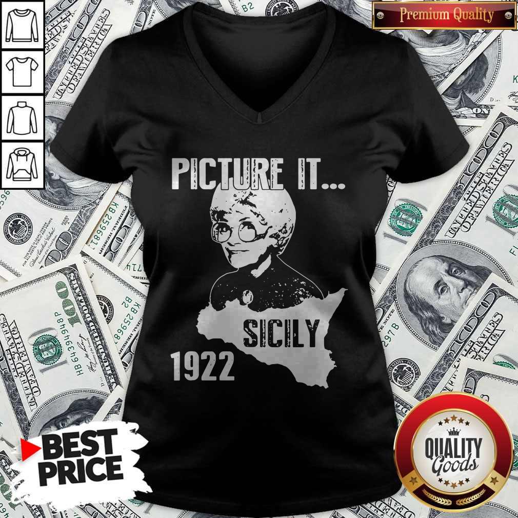 Official The Golden Girl Picture It Sicily 1922 V-neck Official The Golden Girl Picture It Sicily 1922 V-neck