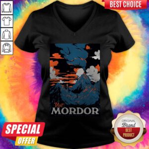 Official Visit Mordor Middle Earth Arch Villain Sauron Tee V-neck