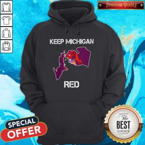 Premium Keep Michigan Red Hoodie