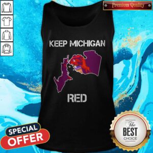 Premium Keep Michigan Red Tank Top