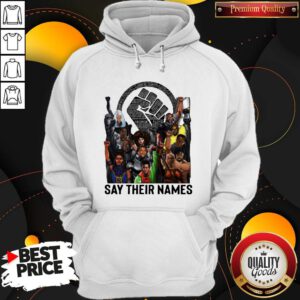 Pretty Heroes Black Live Matter Say Their Names Hoodie