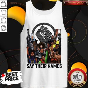 Pretty Heroes Black Live Matter Say Their Names Tank Top